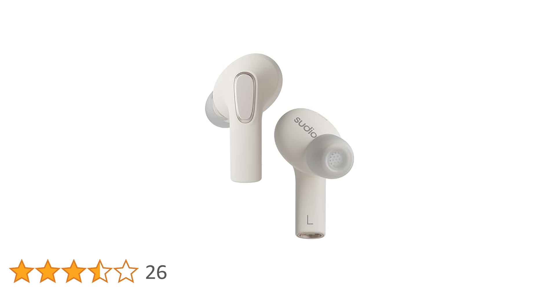 Amazon.co.jp: SUDIO E3 (ホワイト) ワイヤレスイヤホン カナル